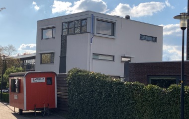 Verbouwing van dakterras tot werkkamer in Apeldoorn